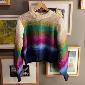 Multicolor Striped Women's Sweater